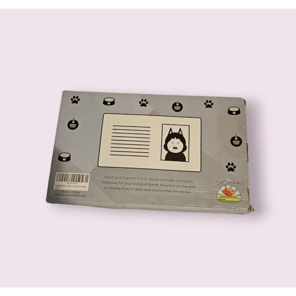 Always & Forever in My Thoughts Heart Pet Memorial Frame Brown 4"x6" Dog Cat New - Picture 5 of 9